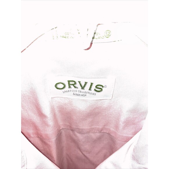 Orvis Women’s Casual Shirt Size 12 Pink Comfort Going Out Party Beach Cruise - Picture 2 of 12
